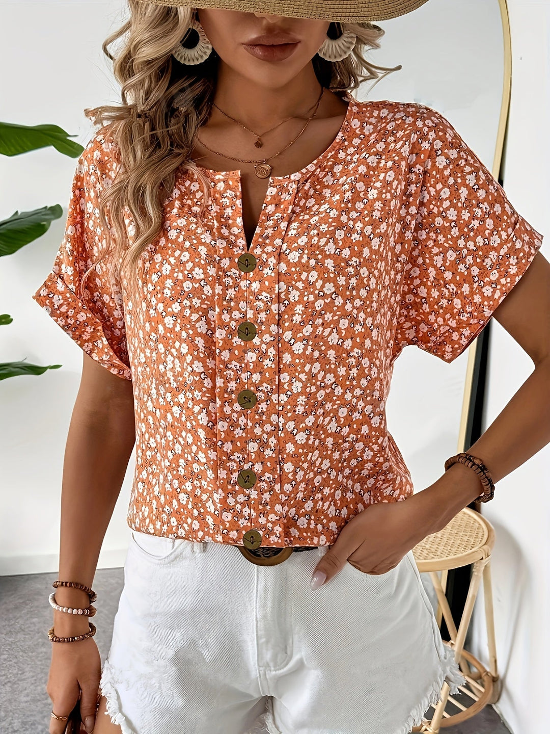 MAIKA | Floral Button-up