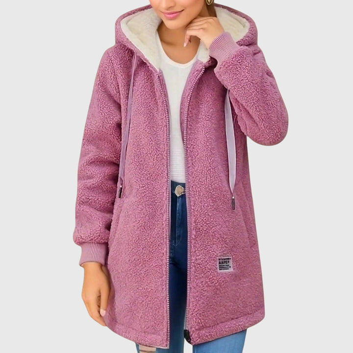 BIRGITTE | Cosy fleece coat