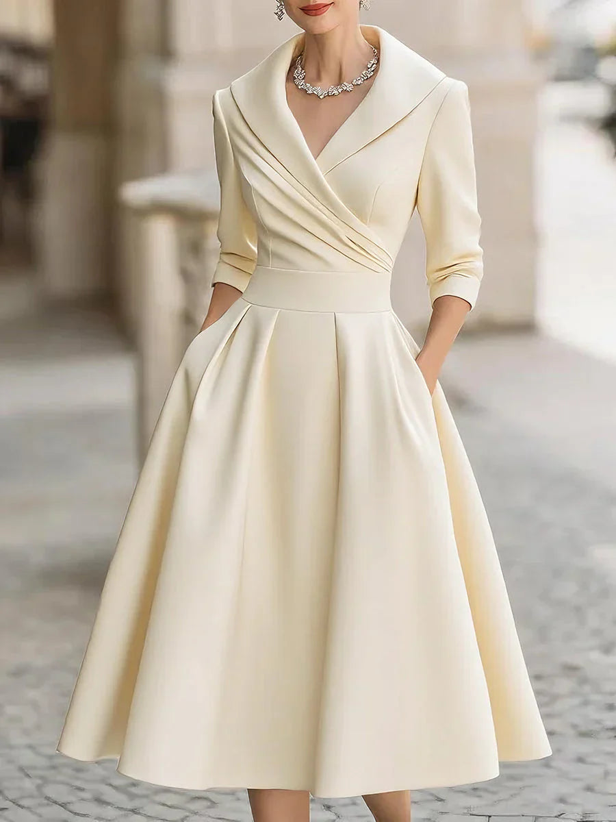 Clara | Elegant satin dress