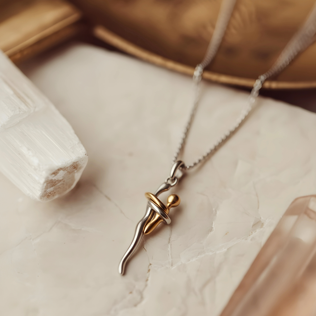 Infinite hug necklace