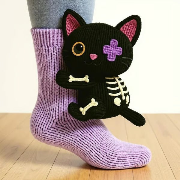 Cute & warm animal socks for the winter