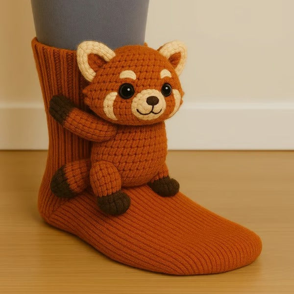 Cute & warm animal socks for the winter