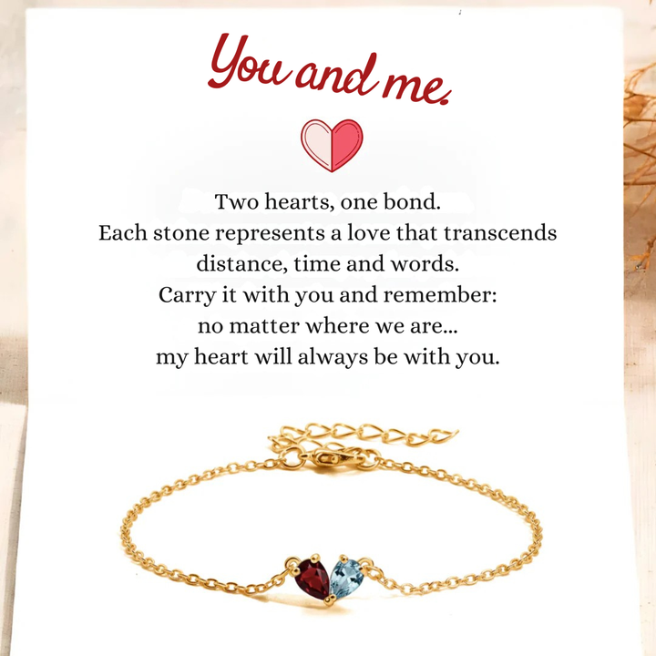 Two hearts bracelet | our unbreakable bond