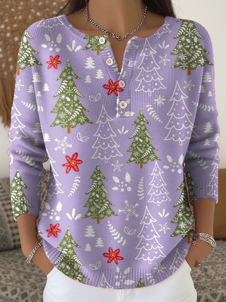 Edith | Christmas jumper with buttons