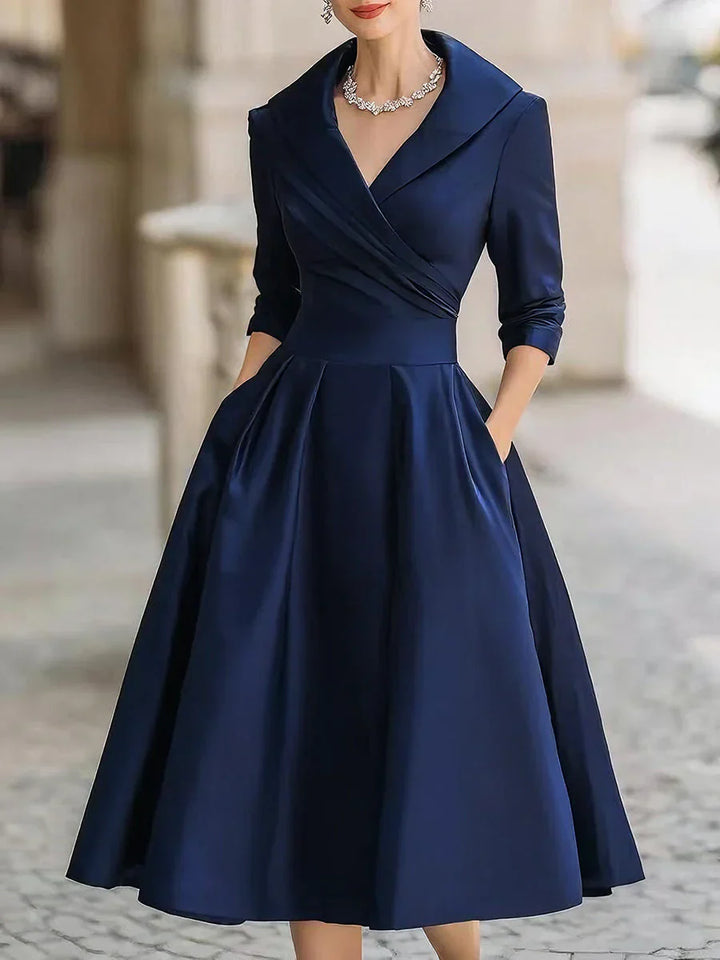 Clara | Elegant satin dress