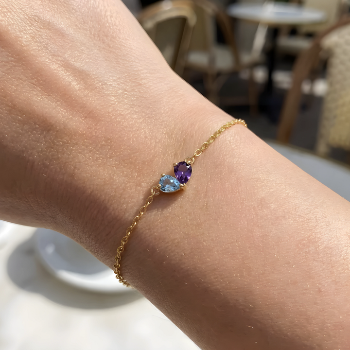 Two hearts bracelet | our unbreakable bond