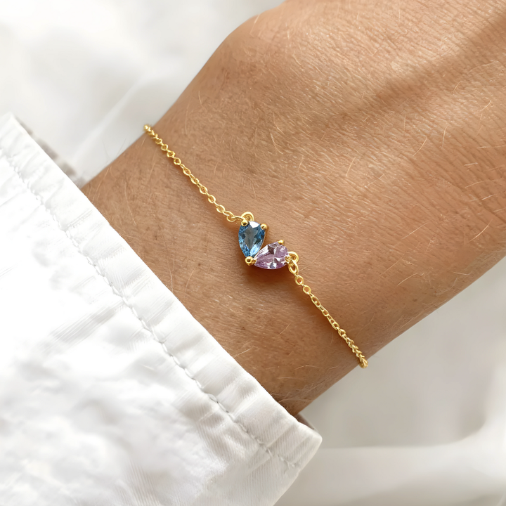 Two hearts bracelet | our unbreakable bond