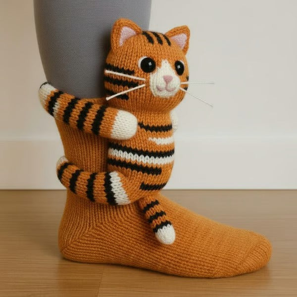 Cute & warm animal socks for the winter