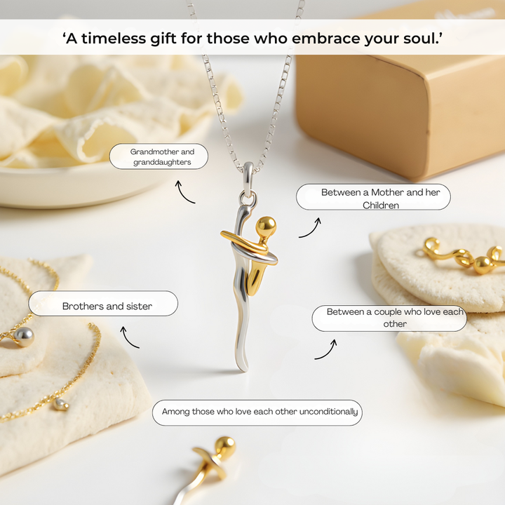 Infinite hug necklace