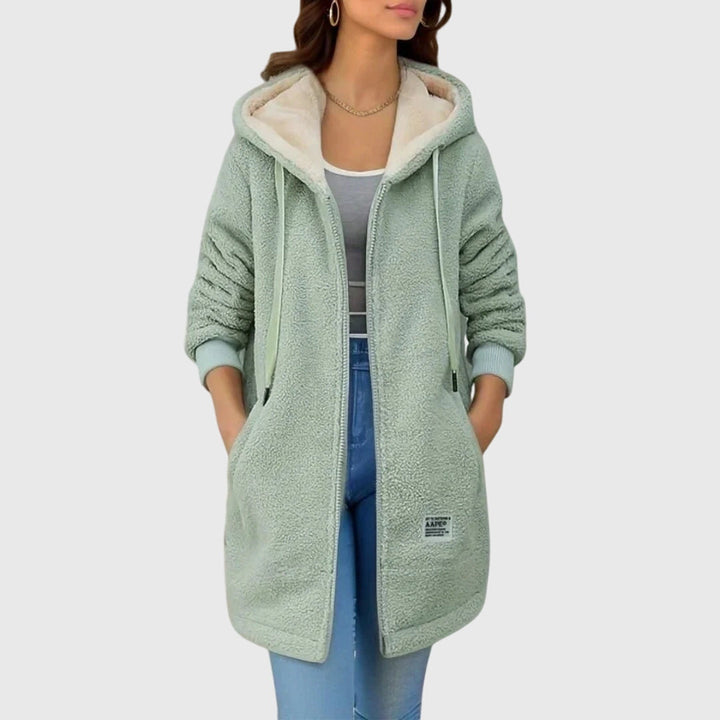 BIRGITTE | Cosy fleece coat