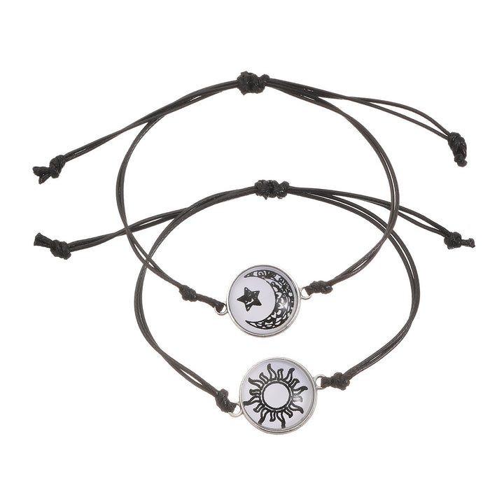 Sun & moon couple bracelet | two souls, one connection