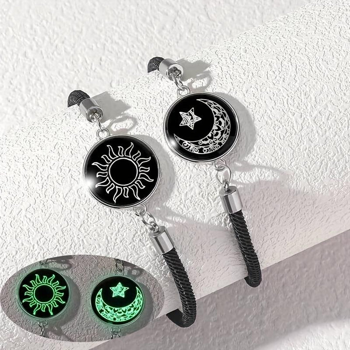 Sun & moon couple bracelet | two souls, one connection