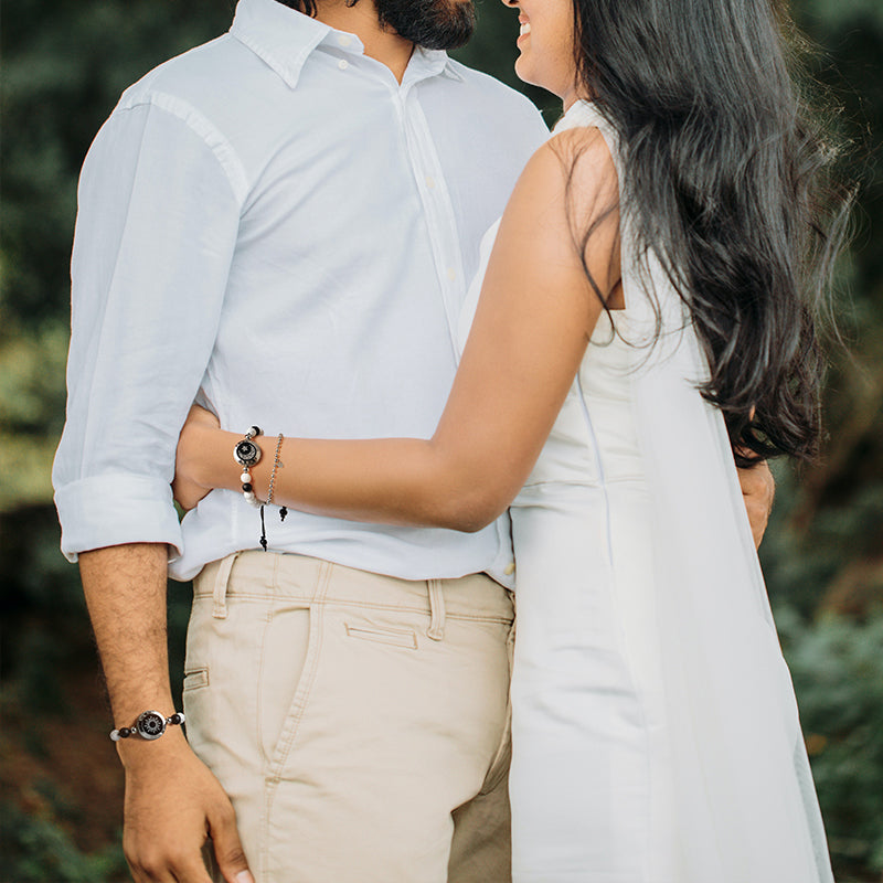 Sun & moon couple bracelet | two souls, one connection