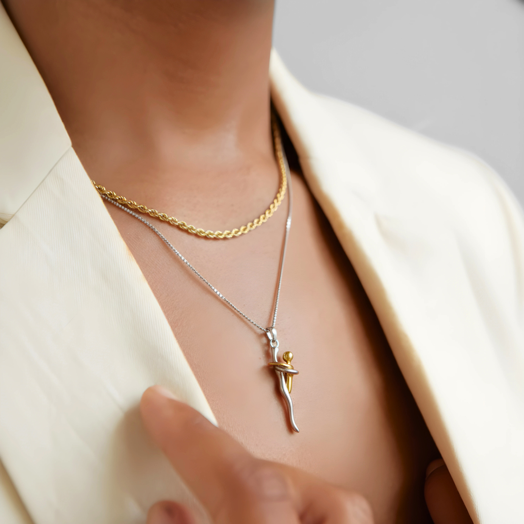 Infinite hug necklace