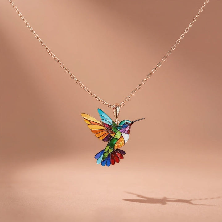 Lola | Beautiful Hummingbird Necklace/earring - Sparkle with Meaning & Style