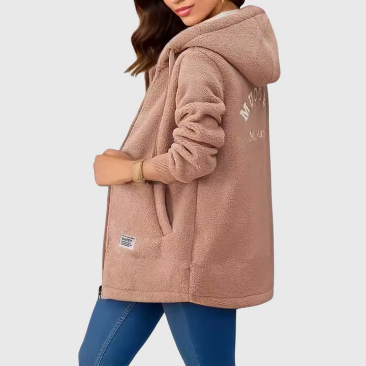 BIRGITTE | Cosy fleece coat