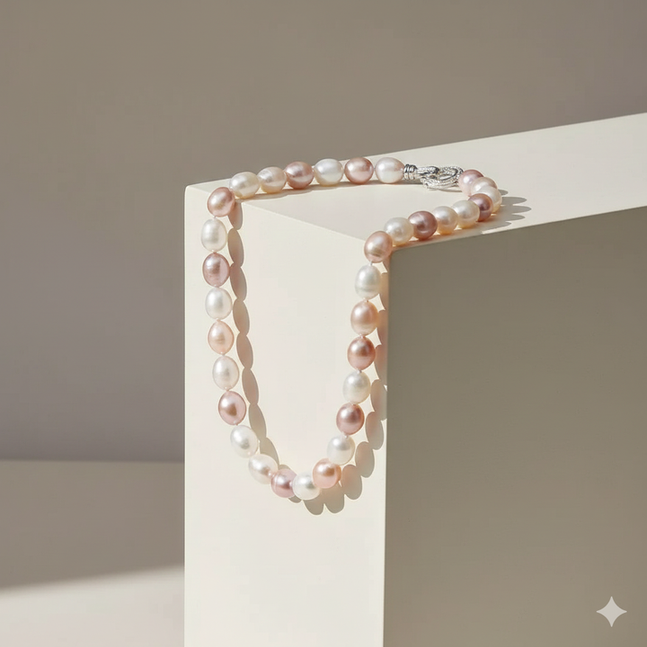 Dorothy – Colourful pearl necklace