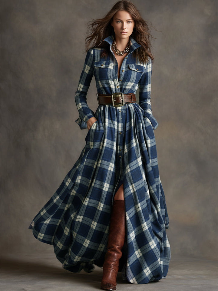 Scarlett | Belted shirt dress