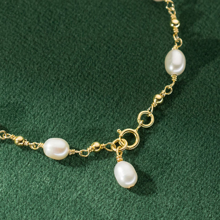 Baroque pearl bracelet
