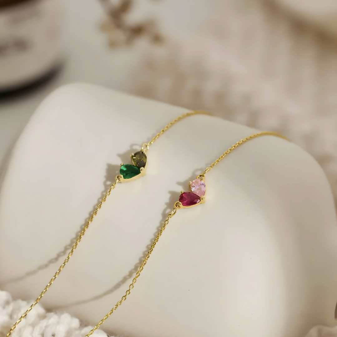 Two hearts bracelet | our unbreakable bond