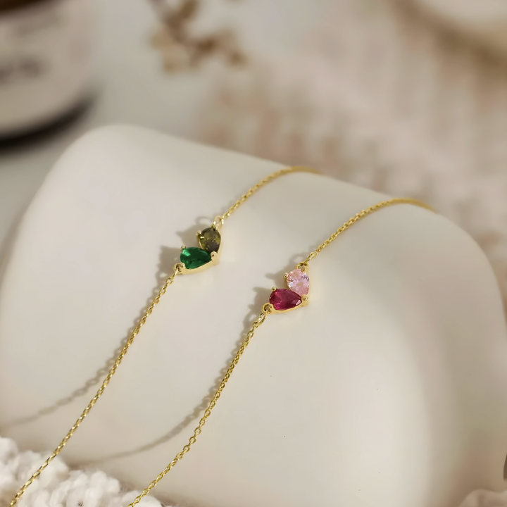 Two hearts bracelet | our unbreakable bond