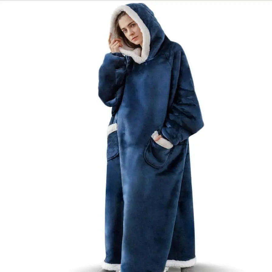 Aurora | Cozy fleece blanket hoodie – Your winter hug in style