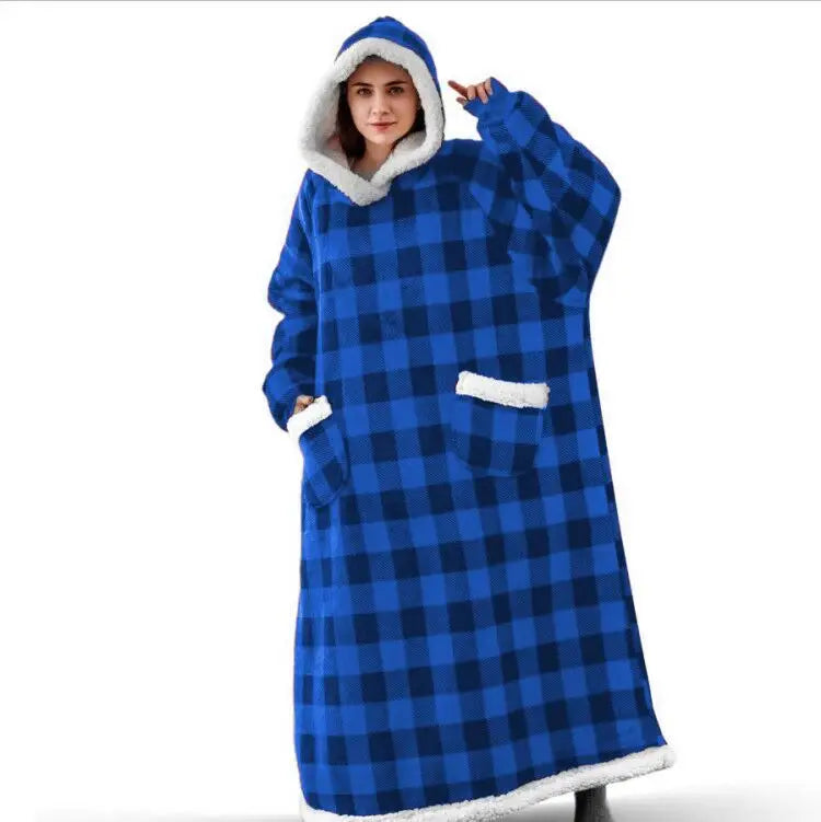 Aurora | Cozy fleece blanket hoodie – Your winter hug in style