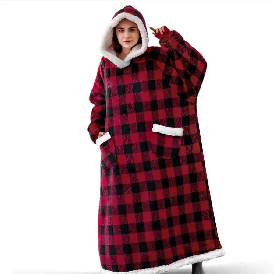 Aurora | Cozy fleece blanket hoodie – Your winter hug in style
