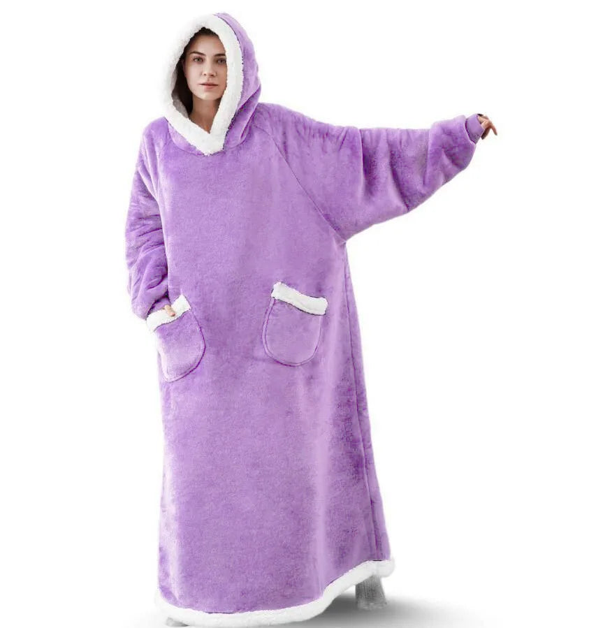 Aurora | Cozy fleece blanket hoodie – Your winter hug in style