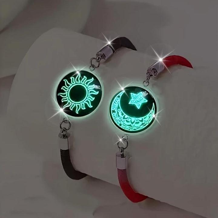 Sun & moon couple bracelet | two souls, one connection