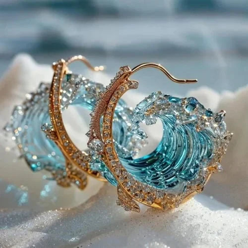 Whisper of the ocean earrings