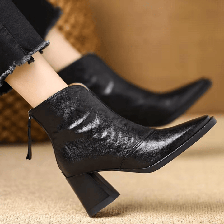 Ovelle | Classic Heel Boot – Premium leather, all-day comfort