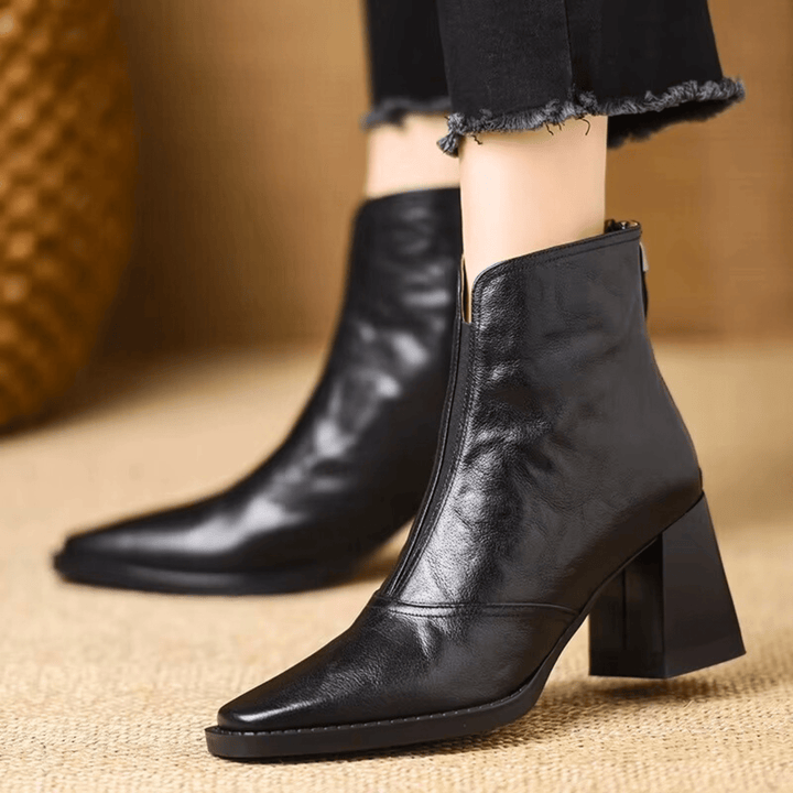 Ovelle | Classic Heel Boot – Premium leather, all-day comfort