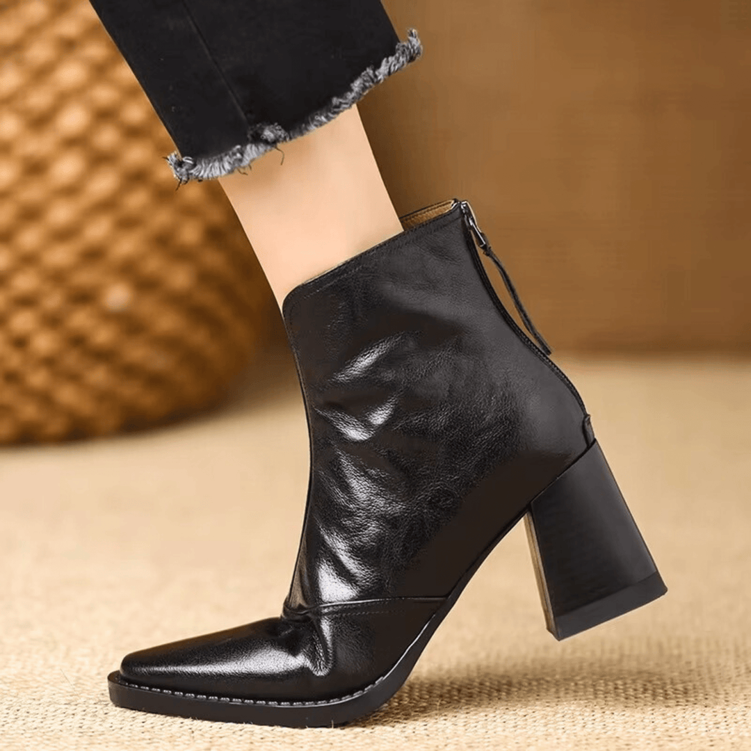 Ovelle | Classic Heel Boot – Premium leather, all-day comfort