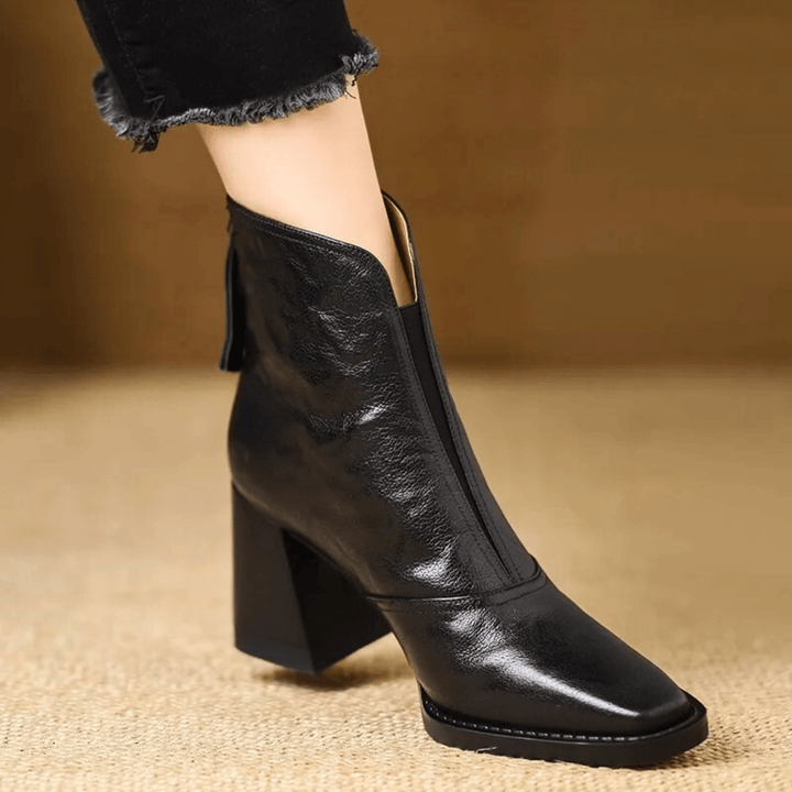 Ovelle | Classic Heel Boot – Premium leather, all-day comfort