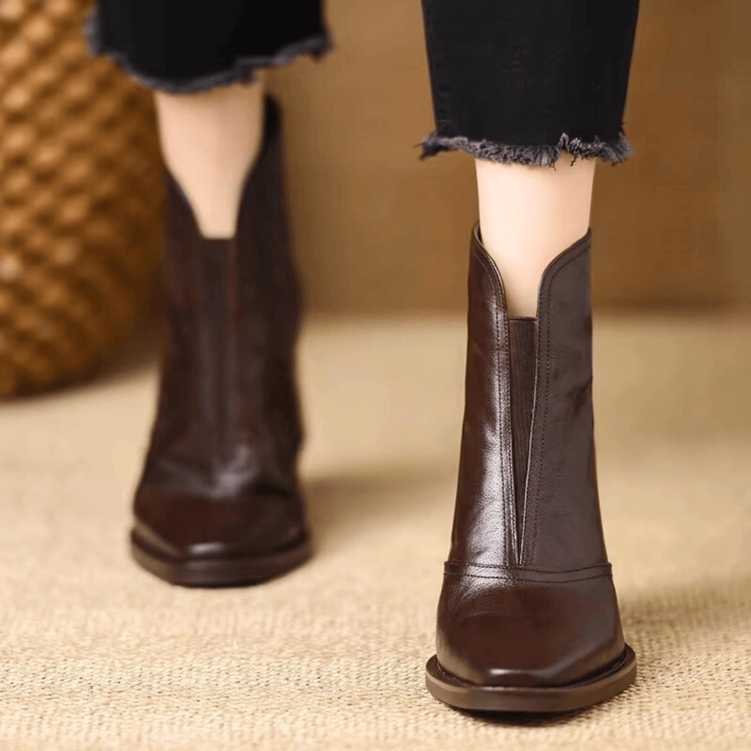 Ovelle | Classic Heel Boot – Premium leather, all-day comfort