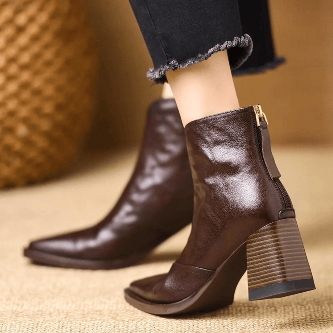 Ovelle | Classic Heel Boot – Premium leather, all-day comfort