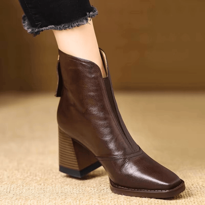 Ovelle | Classic Heel Boot – Premium leather, all-day comfort