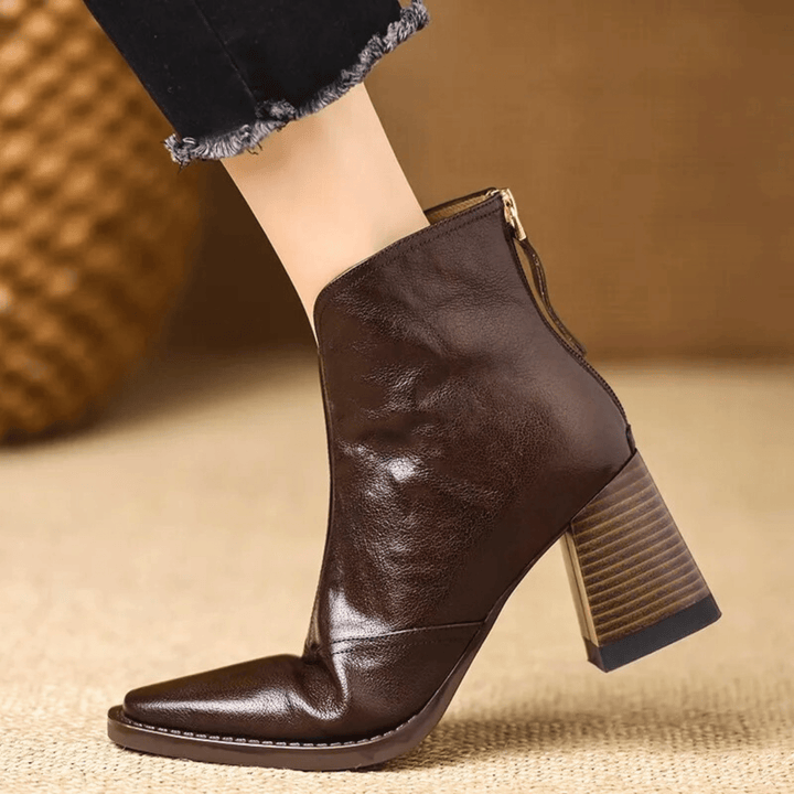 Ovelle | Classic Heel Boot – Premium leather, all-day comfort